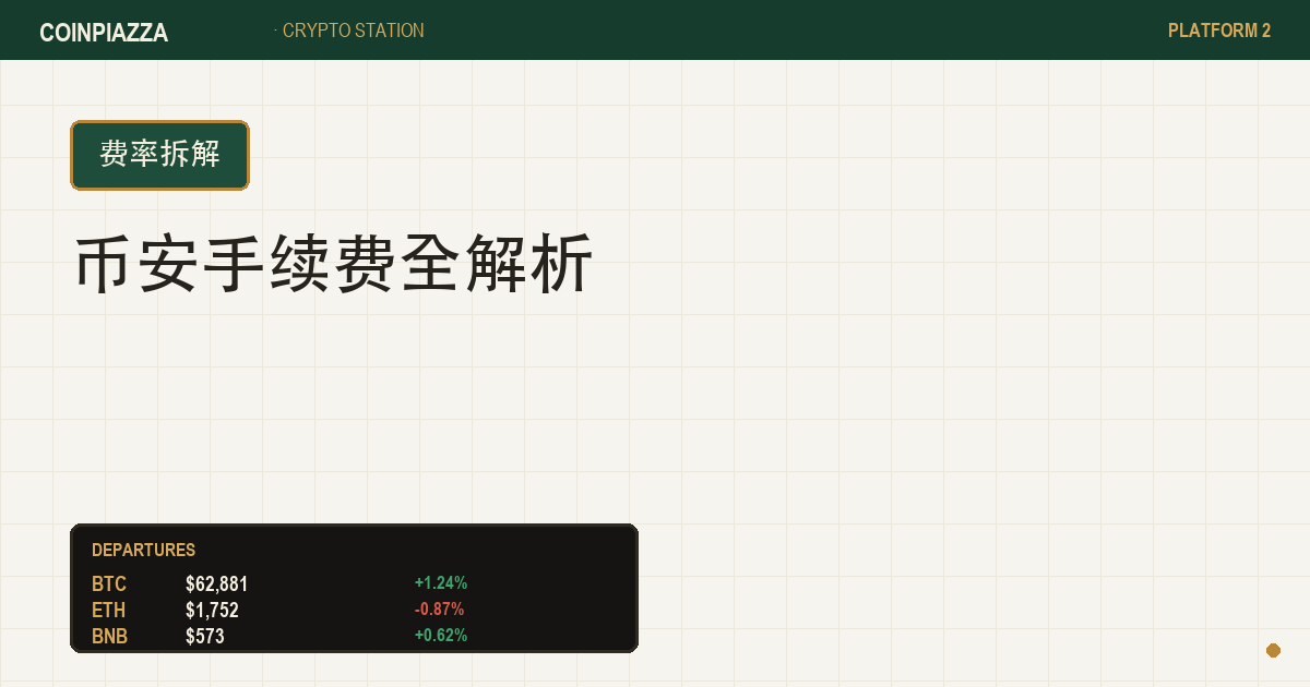 币安手续费全解析封面